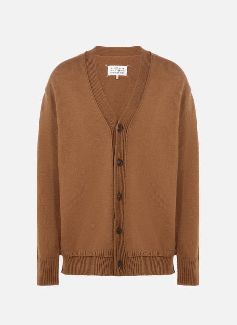Wool and cotton sweatshirt BrownMAISON MARGIELA 