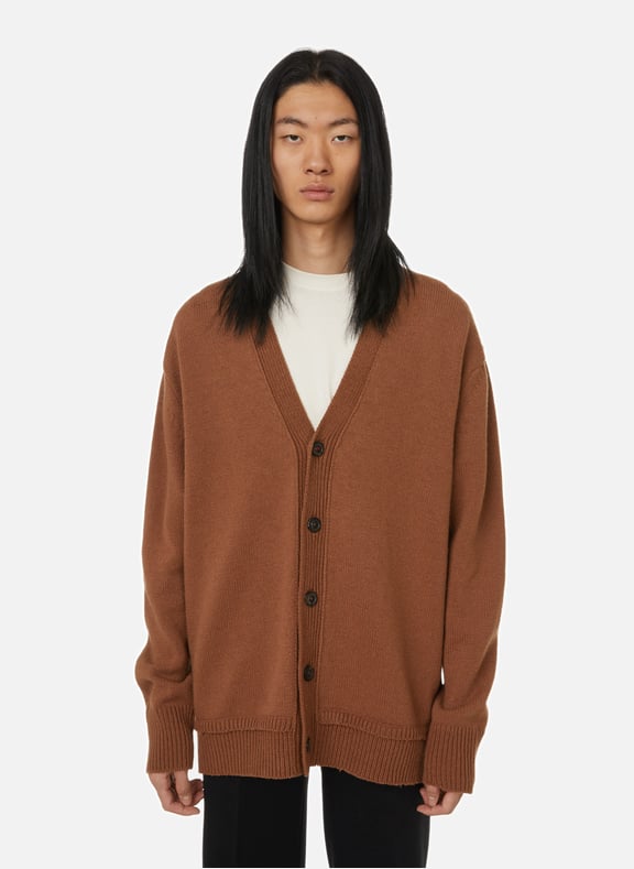 Sweat en laine et coton Marron by MAISON MARGIELA MAISON MARGIELA Sweat en laine et coton Marron