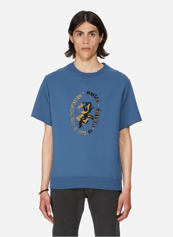 Sweat-shirt en coton Bleu by MAISON MARGIELA MAISON MARGIELA Sweat-shirt en coton Bleu