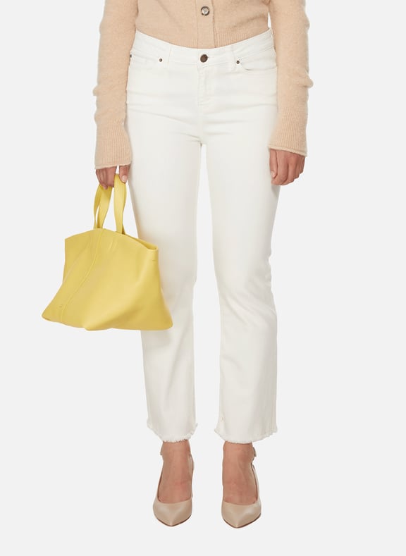 Jean en coton Beige by MAISON SARAH LAVOINE MAISON SARAH LAVOINE Jean en coton Beige