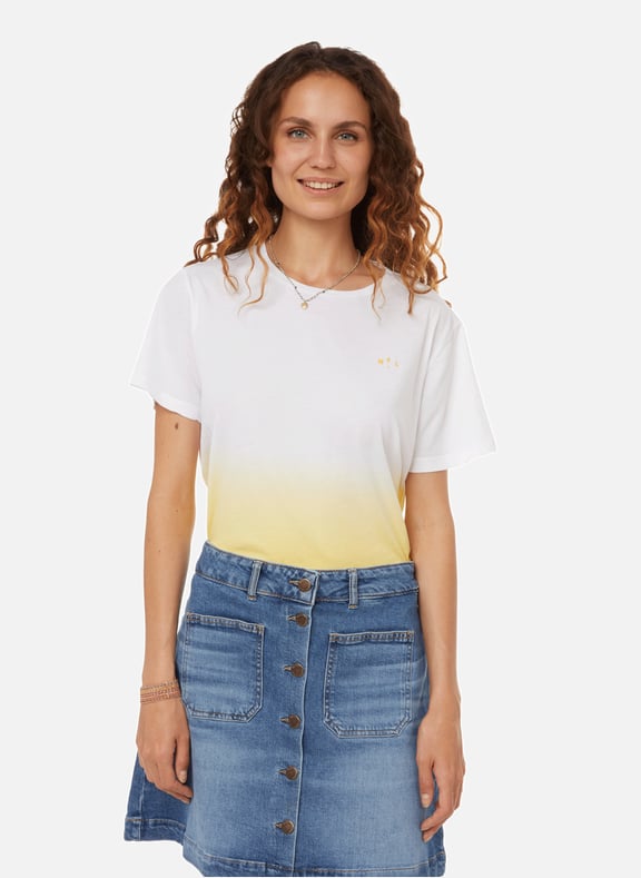 T-shirt tie and dye en coton Jaune by MAISON SARAH LAVOINE MAISON SARAH LAVOINE T-shirt tie and dye en coton Jaune