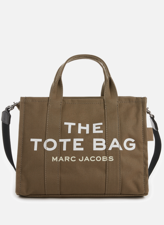 MARC JACOBS Petit sac The Tote Bag en toile de coton Vert