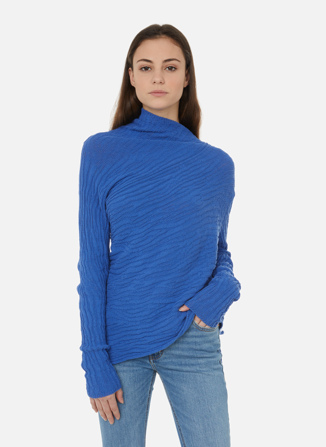 Asymmetrical sweater in recycled cotton MARQUES ALMEIDA