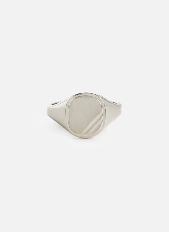 Bague Step Square en argent Argent by MIANSAI MIANSAI Bague Step Square en argent Argent