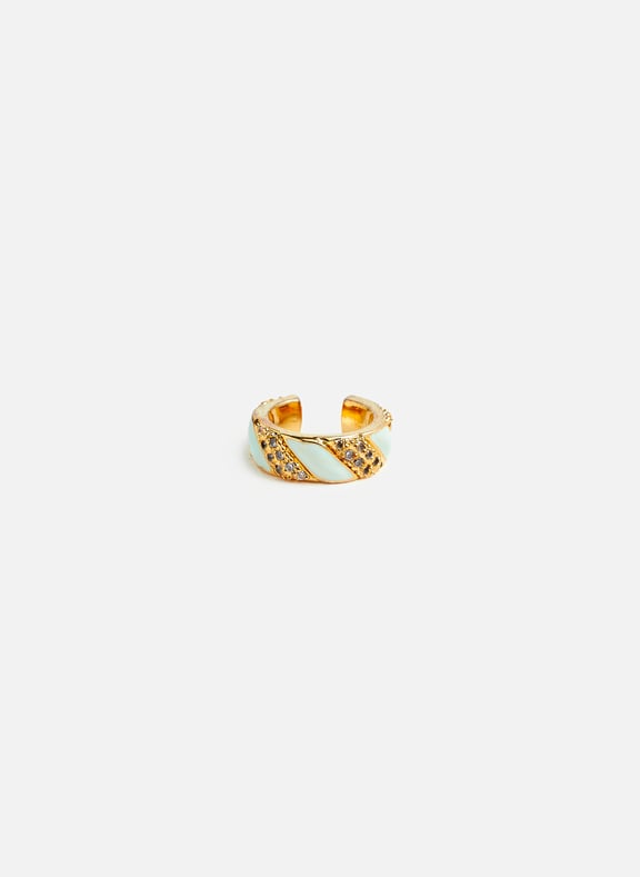 Earcuff motif torsadée Doré by TANI BY MINETANI TANI BY MINETANI Earcuff motif torsadée Doré