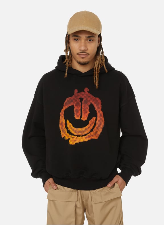 Hoodie History of acid house II en coton mélangé Noir by MISBHV MISBHV Hoodie History of acid house II en coton mélangé Noir