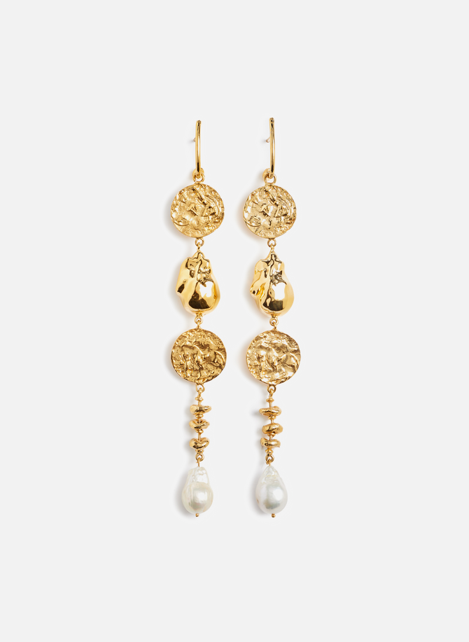 MISHO gold-plated Pandaia earrings