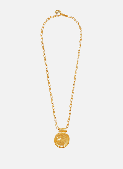 Necklace with Aquarius pendant Gold MISHO 