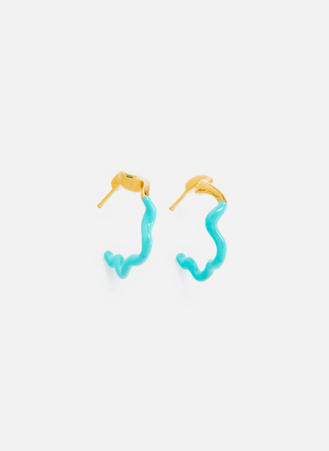 Boucles d'oreille Squiggle BleuMISSOMA 