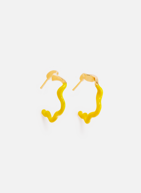 Yellow Squiggle EarringsMISSOMA 