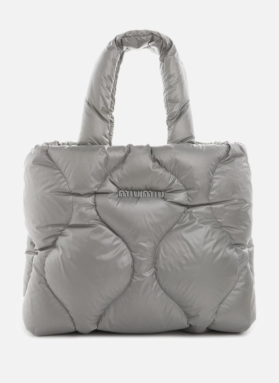 Cabas matelassé Gris by MIU MIU MIU MIU Cabas matelassé Gris