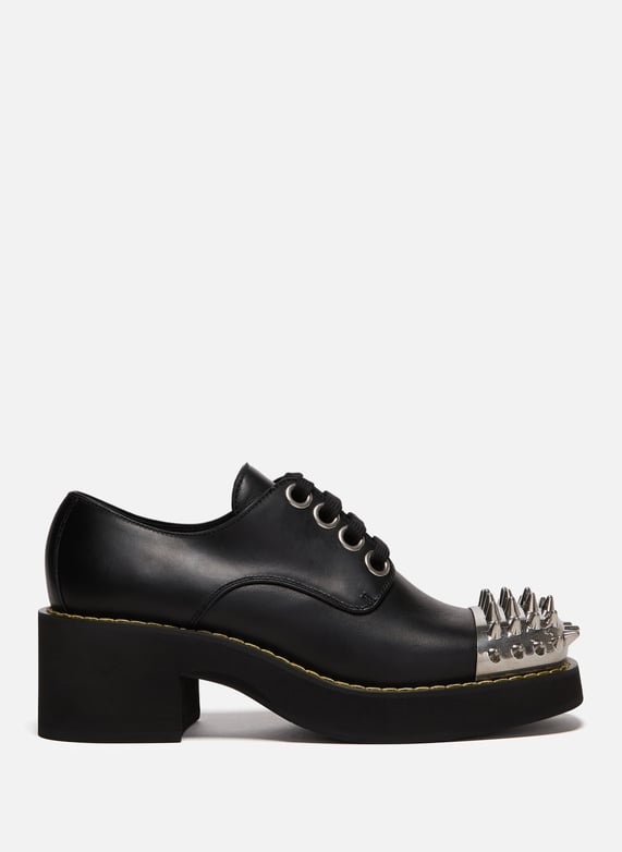 Derbies Cloutees En Cuir Miu Miu Femme Printemps
