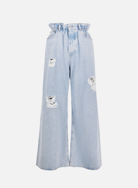 Jeans mit Glitzer BlueMIU MIU 