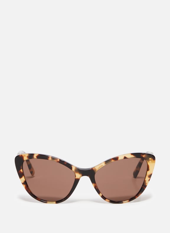 Lunettes de soleil en acétate Marron by MIU MIU MIU MIU Lunettes de soleil en acétate Marron
