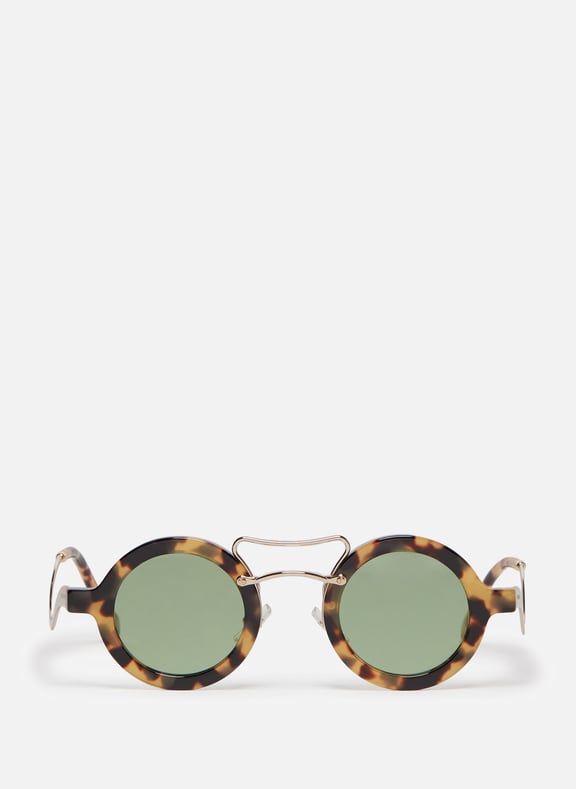 Lunettes de soleil rondes Marron by MIU MIU MIU MIU Lunettes de soleil rondes Marron