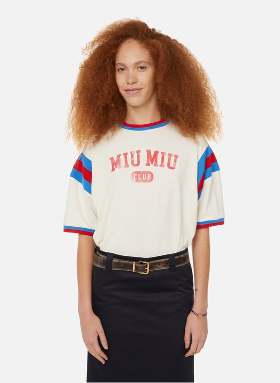 T-shirt Miu Miu Club by MIU MIU MIU MIU T-shirt Miu Miu Club