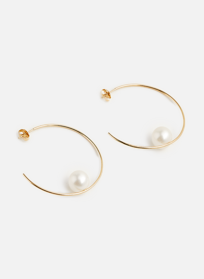Boucles d'oreille en or avec perles MIZUKI