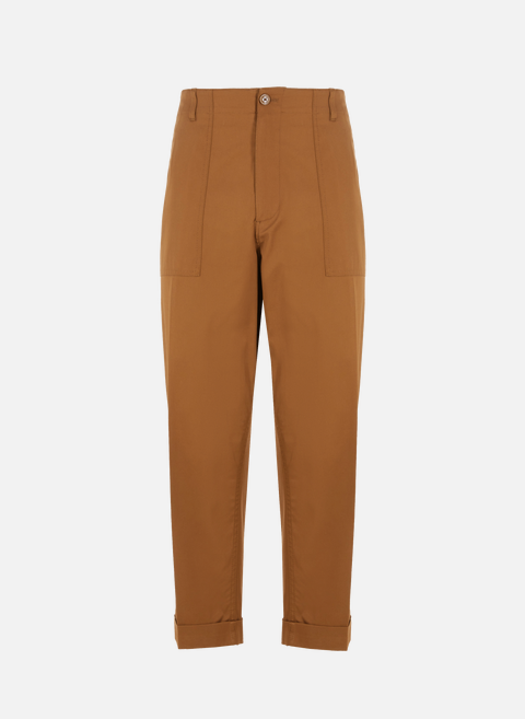Pantalon chino en coton stretch MarronMONCLER 