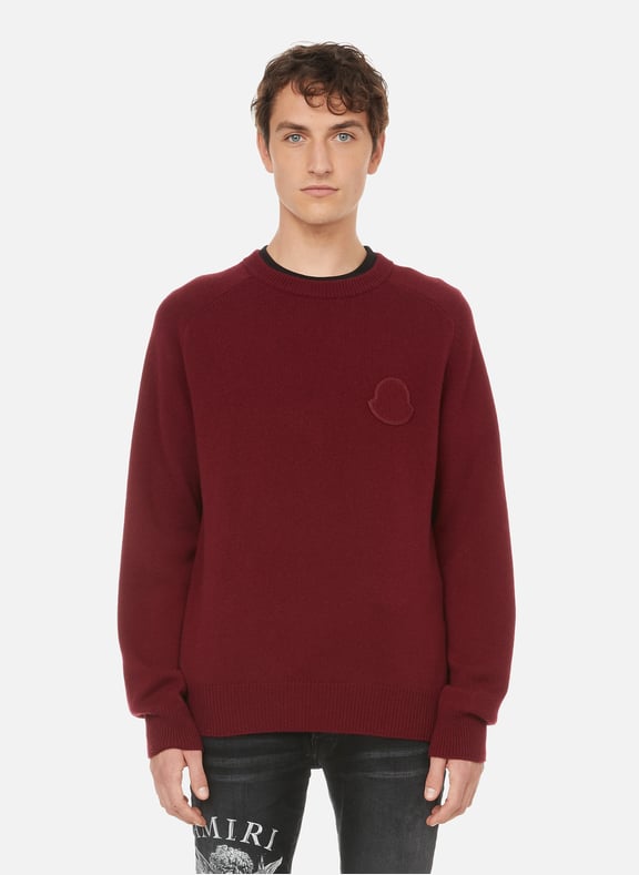 Pull en cachemire Rouge by MONCLER MONCLER Pull en cachemire Rouge
