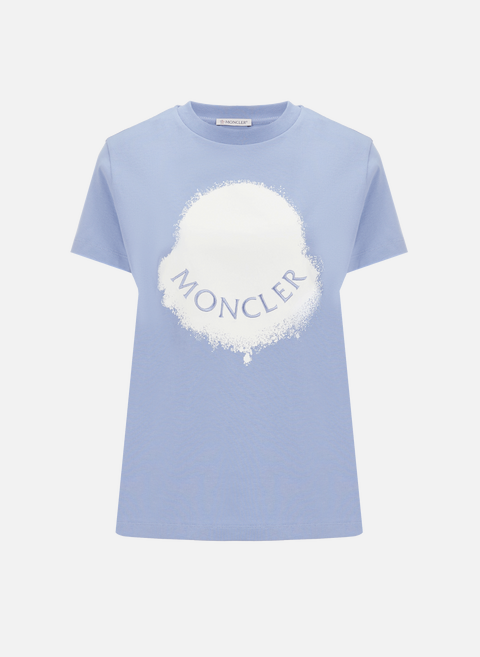 T-shirt en coton BleuMONCLER 