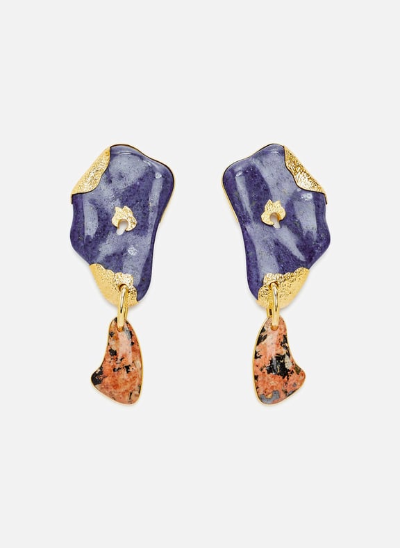 Boucles d'oreille Laberinto Multicolore by MONICA SORDO MONICA SORDO Boucles d'oreille Laberinto Multicolore