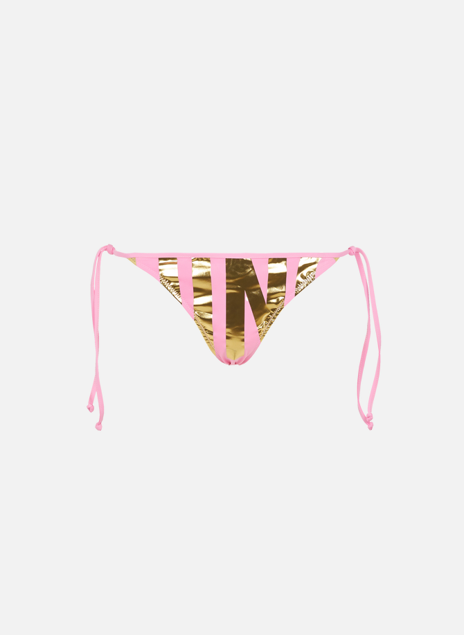 Bas de bikini avec logo imprimé MOSCHINO