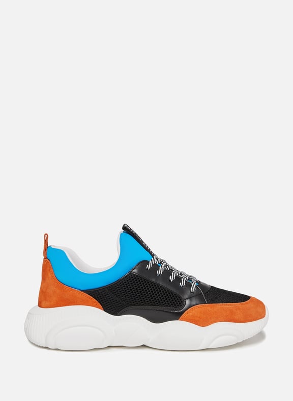Baskets Teddy Run Multicolore by MOSCHINO MOSCHINO Baskets Teddy Run Multicolore