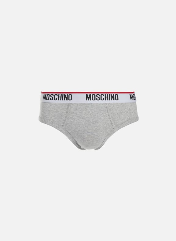Lot de 3 slips en coton Multicolore by MOSCHINO MOSCHINO Lot de 3 slips en coton Multicolore