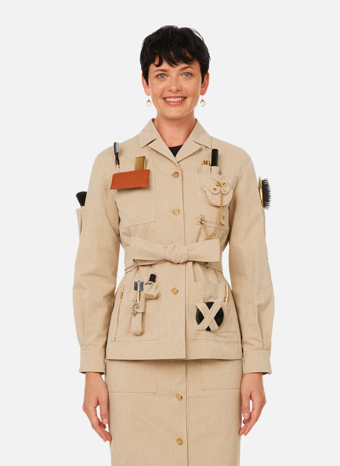 MOSCHINO Safari cotton safari jacket and essential kit