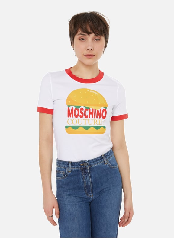 T-shirt en coton Noir by MOSCHINO MOSCHINO T-shirt en coton Noir