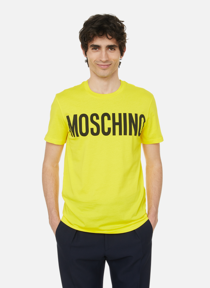 T-shirt imprimé en coton MOSCHINO