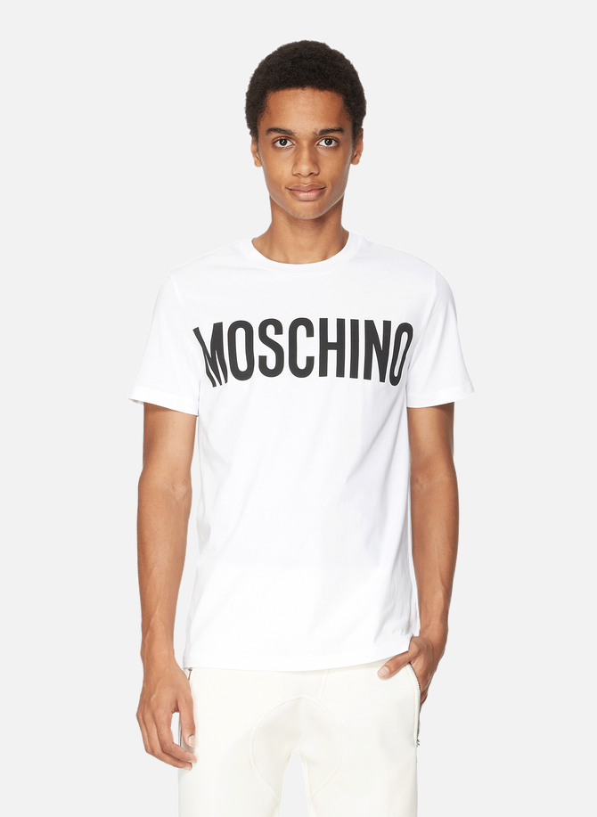 T-shirt Logo en coton MOSCHINO