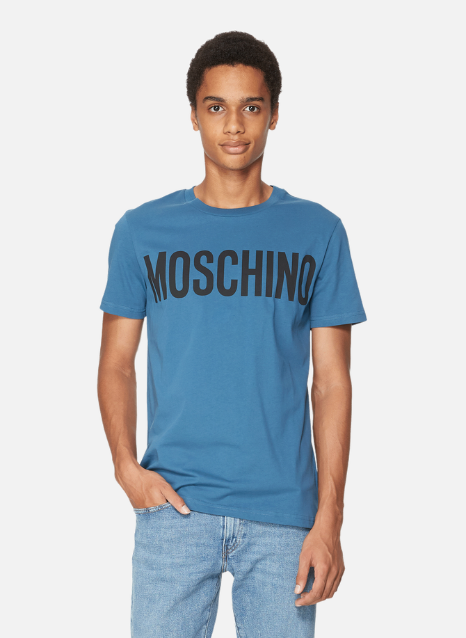 T-shirt Logo en coton MOSCHINO
