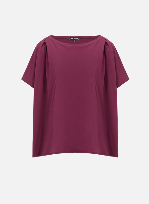 Boubou lockeres Baumwoll-T-Shirt PurpleMOSSI 