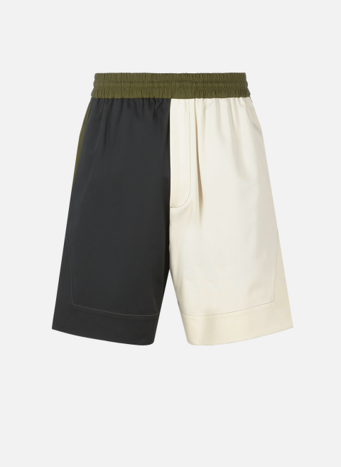 Two-tone organic cotton shorts MulticolorMWORKS 