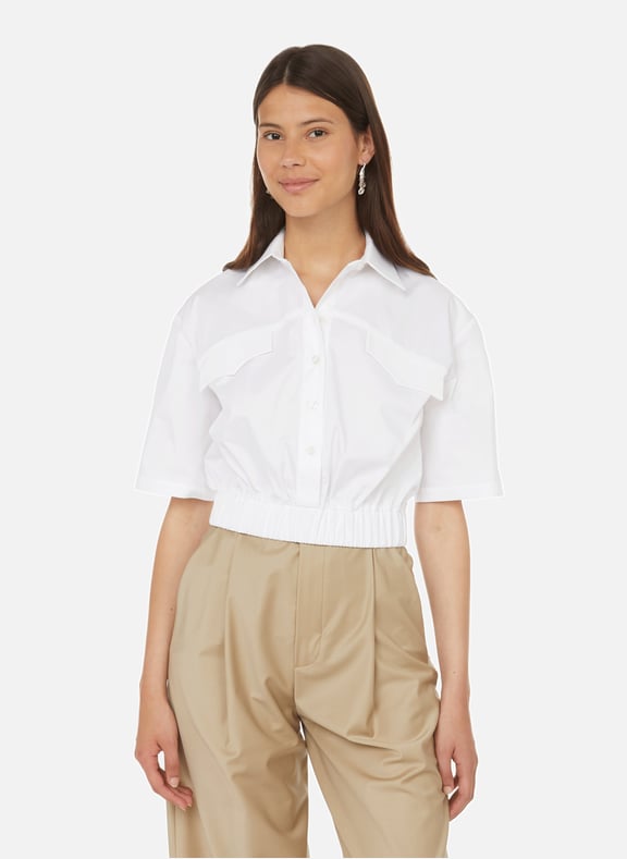 Chemise Scarlett en coton Blanc by MYBESTFRIENDS MYBESTFRIENDS Chemise Scarlett en coton Blanc