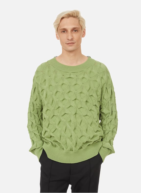 Pull en maille Vert by NAMACHEKO NAMACHEKO Pull en maille Vert