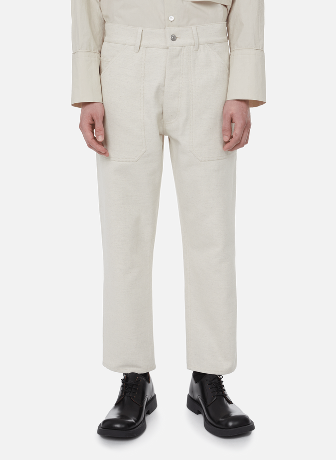 Jasper pants in organic cotton and linen NANUSHKA