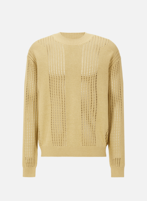 Jace cotton-blend knit sweater GreenNANUSHKA 