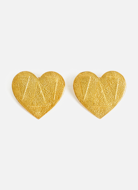Heart Earrings Gold NATIA X LAKO 