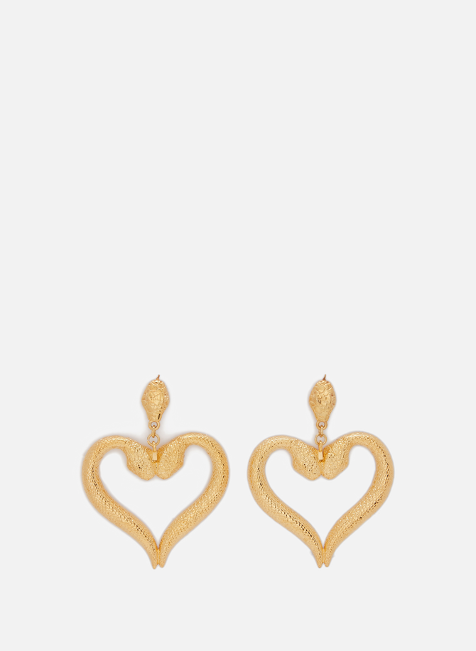 NATIA X LAKO gold-plated earrings
