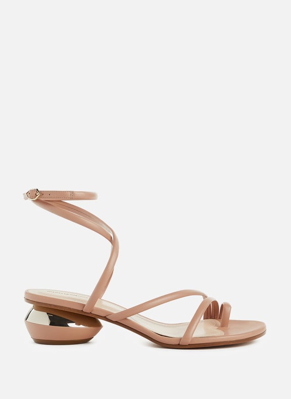 Sandales Beya en cuir d'agneau Beige by NICHOLAS KIRKWOOD NICHOLAS KIRKWOOD Sandales Beya en cuir d'agneau Beige