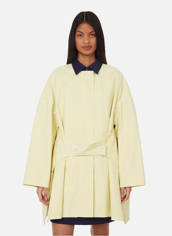 Manteau à col rond Jaune by NINA RICCI NINA RICCI Manteau à col rond Jaune