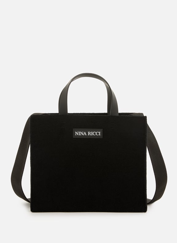 Sac à main à patch logo Noir by NINA RICCI NINA RICCI Sac à main à patch logo Noir