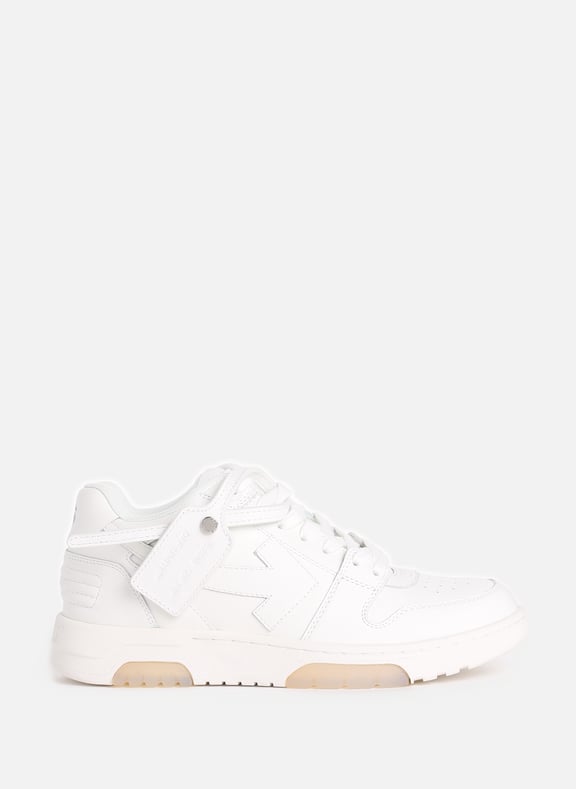 Baskets Out Of Office en cuir Blanc by OFF-WHITE OFF-WHITE Baskets Out Of Office en cuir Blanc
