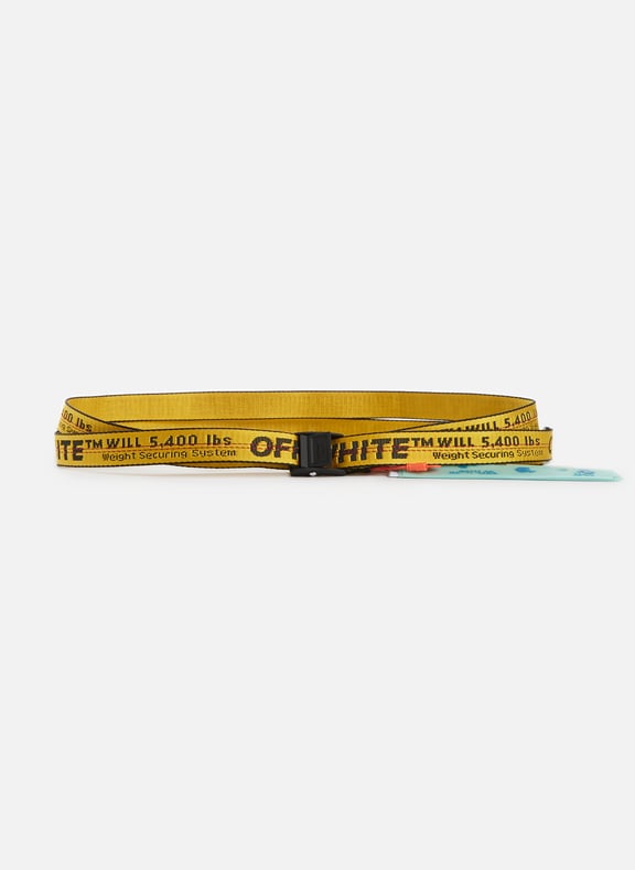 Ceinture logotypée Jaune by OFF-WHITE OFF-WHITE Ceinture logotypée Jaune
