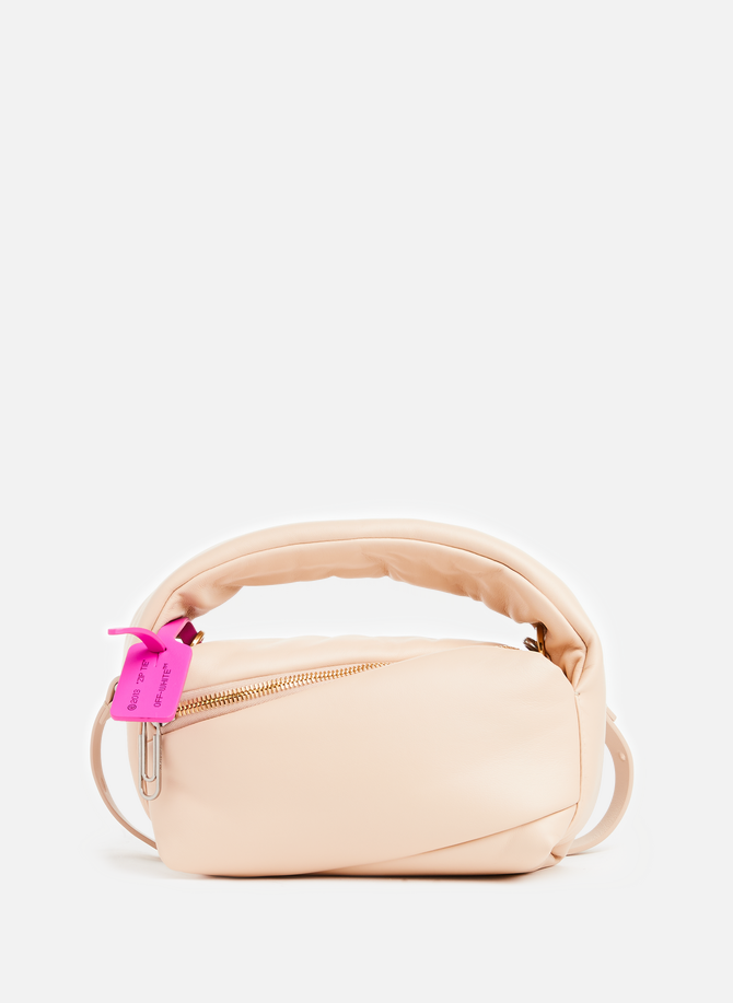 Pump Pouch shoulder bag in leather OFF-WHITE