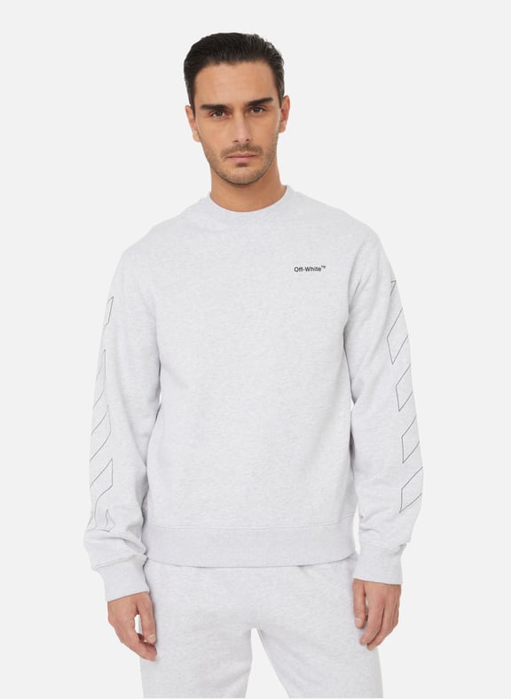 Sweatshirt en coton Gris by OFF-WHITE OFF-WHITE Sweatshirt en coton Gris
