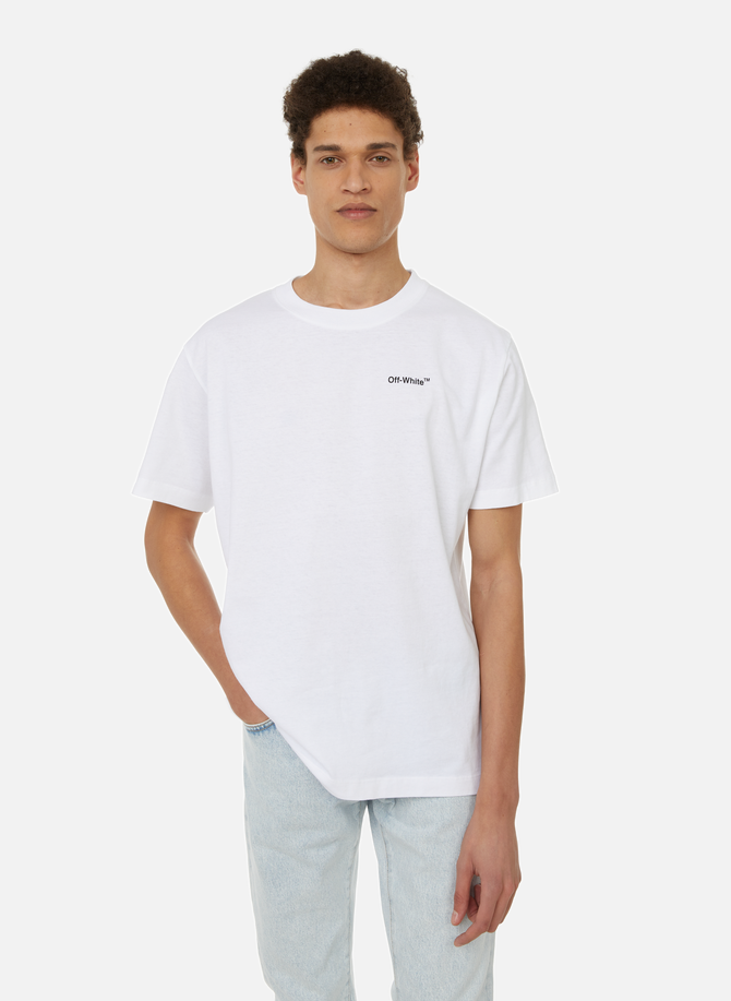 T-shirt Arrow en coton OFF WHITE