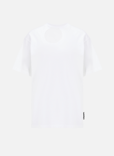 T-shirt col rond en coton BlancOFF-WHITE 